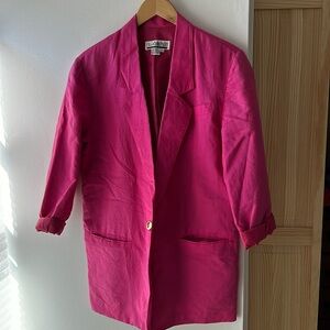 Vintage hot pink blazer